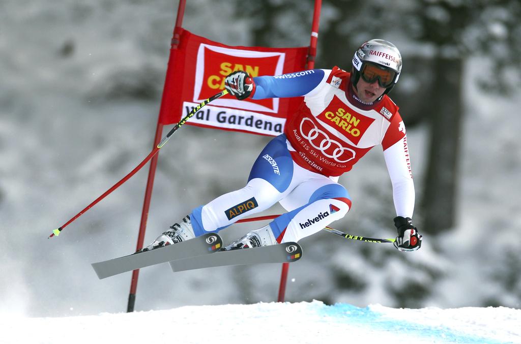 Beat Feuz, dernier skieur à s'être élancé, a jugé la décision du jury justifiée. [Alessandro Trovati]