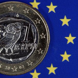 Le référendum pourrait porter sur le maintien de la Grèce dans la zone euro. [Keystone - Jens Buettner]
