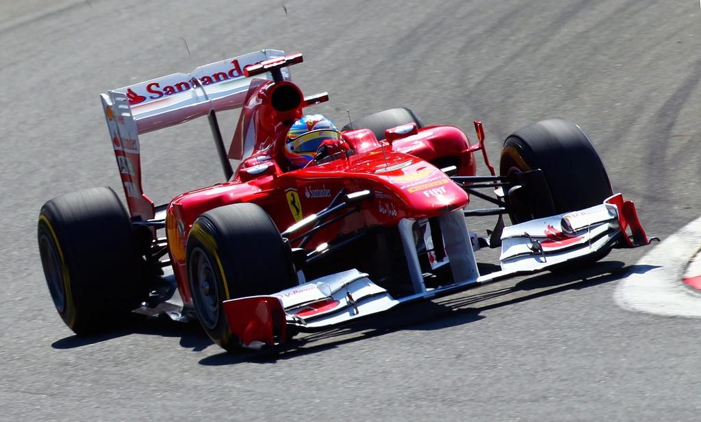 Alonso a offert un premier podium 2011 à Ferrari. [KEYSTONE - Srdjan Suki]