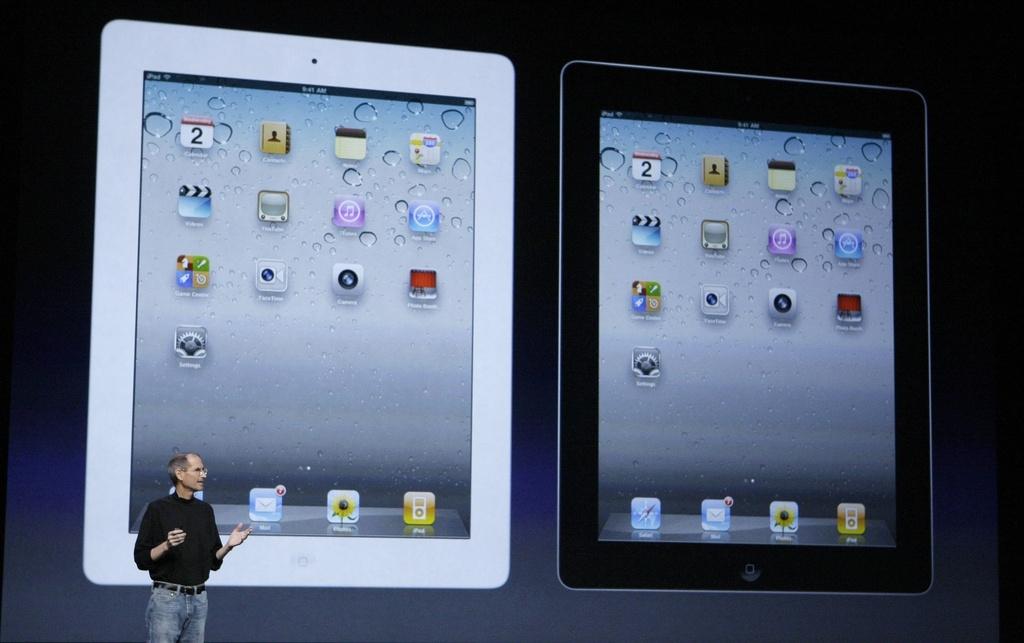 L'iPad 2 est notamment doté de deux caméras. [Jeff Chiu]