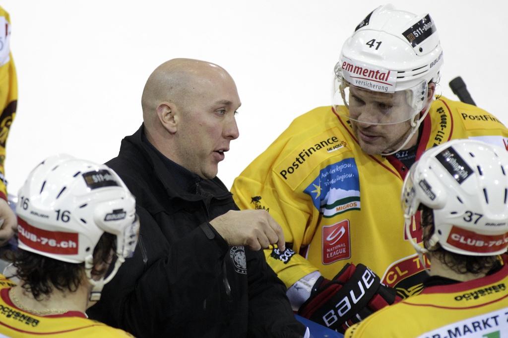 John Fust est déjà un demi-dieu à Langnau, qui n'avait encore jamais atteint les playoff. [Keystone - Salvatore Di Nolfi]