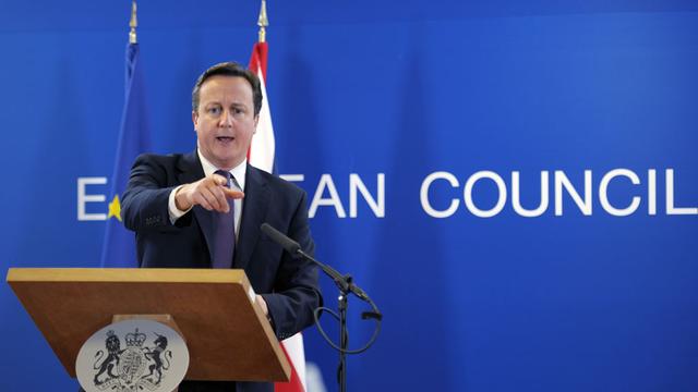 Le Premier ministre britannique David Cameron est resté ferme ce vendredi. [Philippe Wojazer]