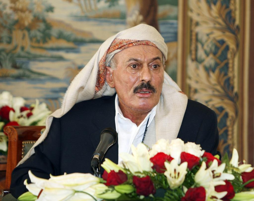 Ici Ali Abdallah Saleh lors d'une apparition à la TV depuis sa résidence saoudienne le 16 août. [Bureau du président yéménite]