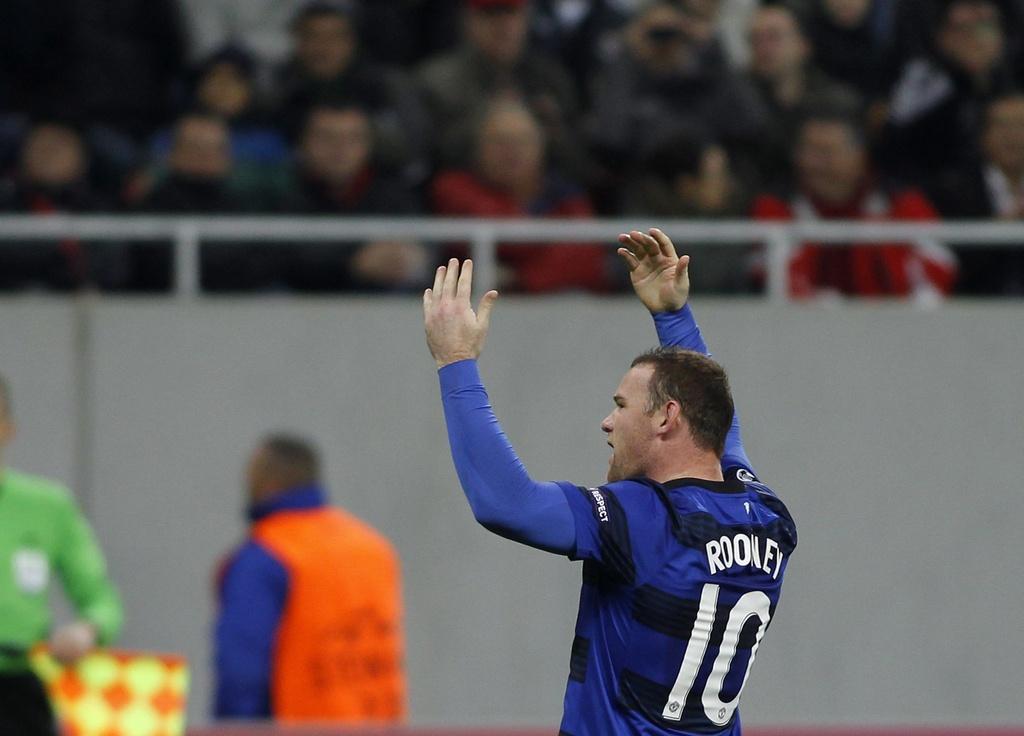 Wayne Rooney a sorti les Red Devils d'un mauvais pas. [KEYSTONE - ROBERT GHEMENT]