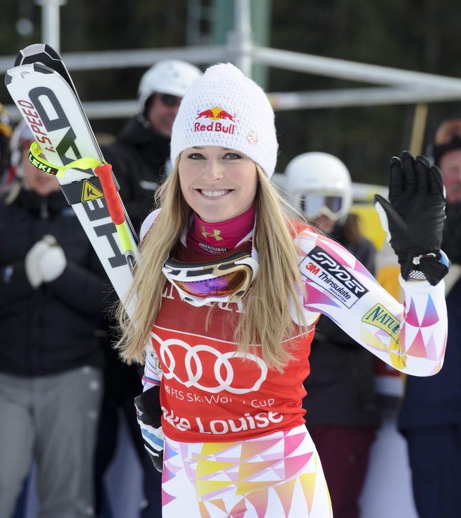 La charmante Lindsey Vonn a encore brillé. [Mike Sturk]