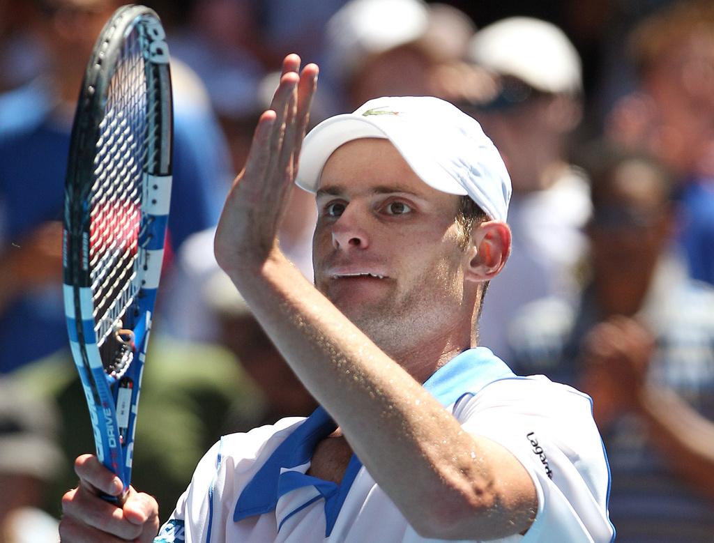 Andy Roddick partira légèrement favori face au Vaudois. [KEYSTONE - Rob Griffith]