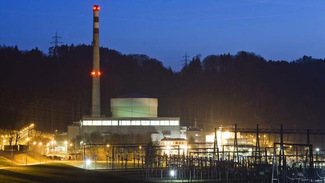 24 mars 2011: la centrale de Mülheberg, dans le canton de Berne, mise en service en 1972. [Martin Ruetsch]