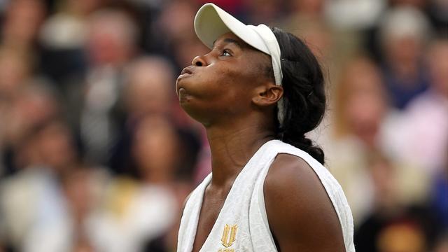 Gros ouf de soulagement pour Venus Williams, qui n'a pas été loin de prendre la porte... [Keystone - FELIPE TRUEBA]