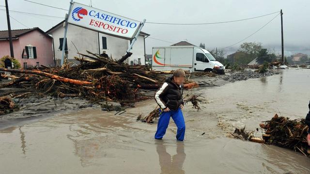 Les inondations ont frappé plusieurs villages de Ligurie. [EPA/LUCA ZENNARO]