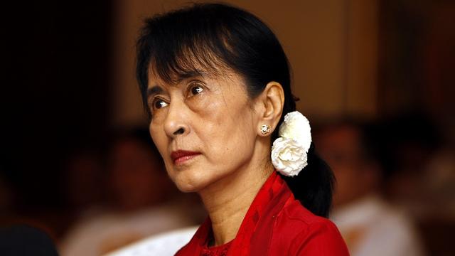 L'opposante birmane Aung San Suu Kyi. [Nyein Chan Naing]