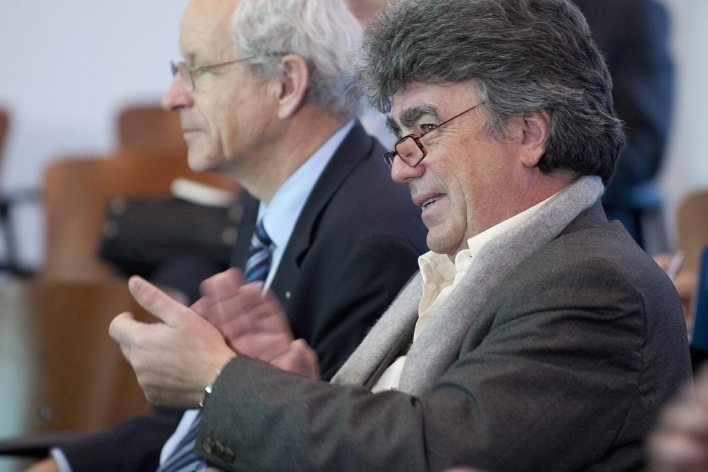 Le président de l'EPFL Patrick Aebischer a été reconduit jusqu'en 2016. [KEYSTONE - Laurent Gillieron]
