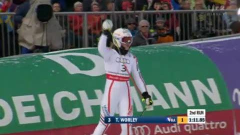 Ski alpin / Mondiaux de Garmisch: la 2e manche du géant de Tessa Worley (FRA), médaillée de bronze