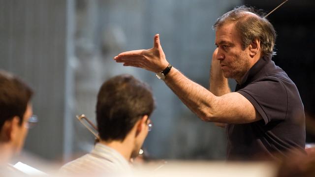 Le chef d'orchestre russe Valery Gergiev. [AFP - Leon Neal]