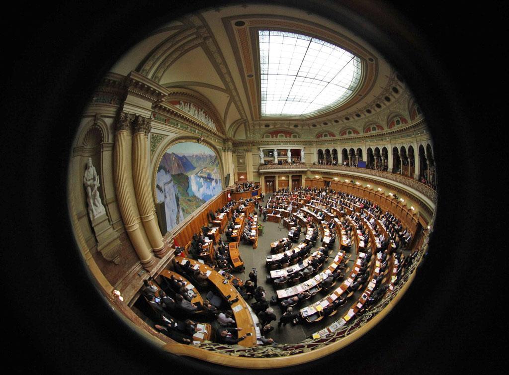 Election du Conseil fédéral. PHOTO POUR VITRINE RSR.CH 14.12.2011 [Peter Klaunzer]