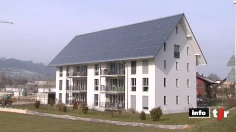 Oberburg (BE): visite d'un immeuble entièrement chauffé par l'énergie solaire