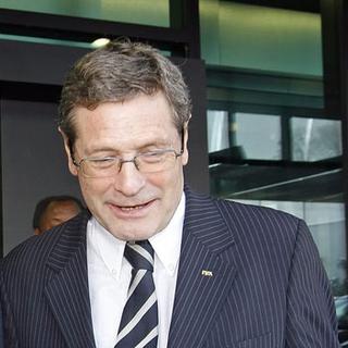 Walter Gagg au siège de la FIFA à Zurich en 2009. [Patrick B. Krämer]