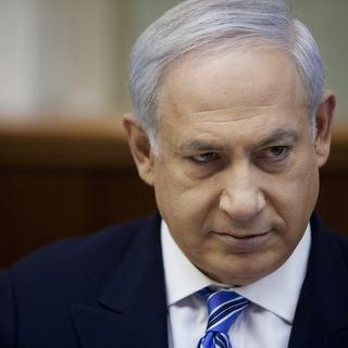 Benjamin Netanyahu a réaffirmé que Mahmoud Abbas devait "choisir entre la paix avec Israël et la paix avec le Hamas". [URIEL SINAI]