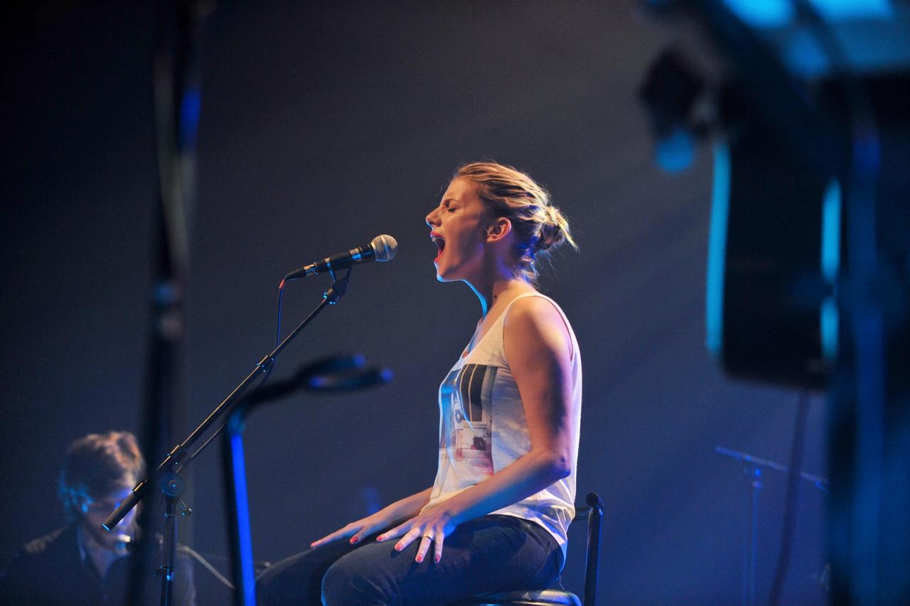 Mélanie Laurent a présenté son album au Printemps de Bourges, rendez-vous musical du printemps en France. [AFP - Alain Jocard]