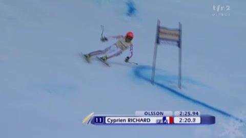 Ski alpin / géant d'Adelboden: Cyprien Richard, 21e seulement de la 1re manche, finit par s'imposer!