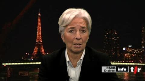 Europe / Croissance économique: les explications de Christine Lagarde, Ministre française de l'économie