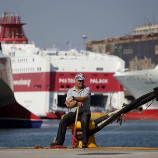 Le port du Pirée à nouveau paralysé par une grève des marins. [Petros Giannakouris]
