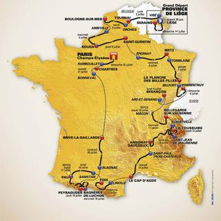 Porrentruy à l'affiche du Tour de France 2012. [ASO/Reuters]