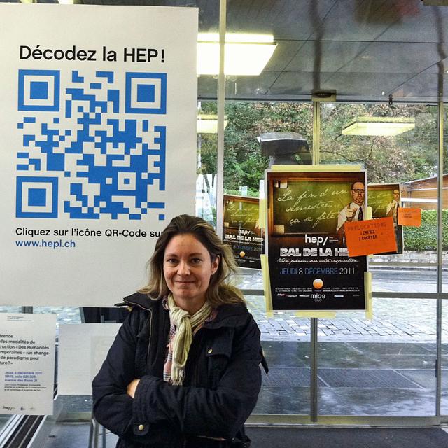 Florence Quinche, Formatrice nouvelles technologies à la HEP (Haute école de pédagogie) Lausanne. [Yann Amedro]