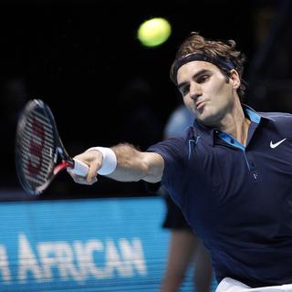 Roger Federer affrontera ce samedi après-midi l'Espagnol David Ferrer. [Keystone - Kerim Okten]
