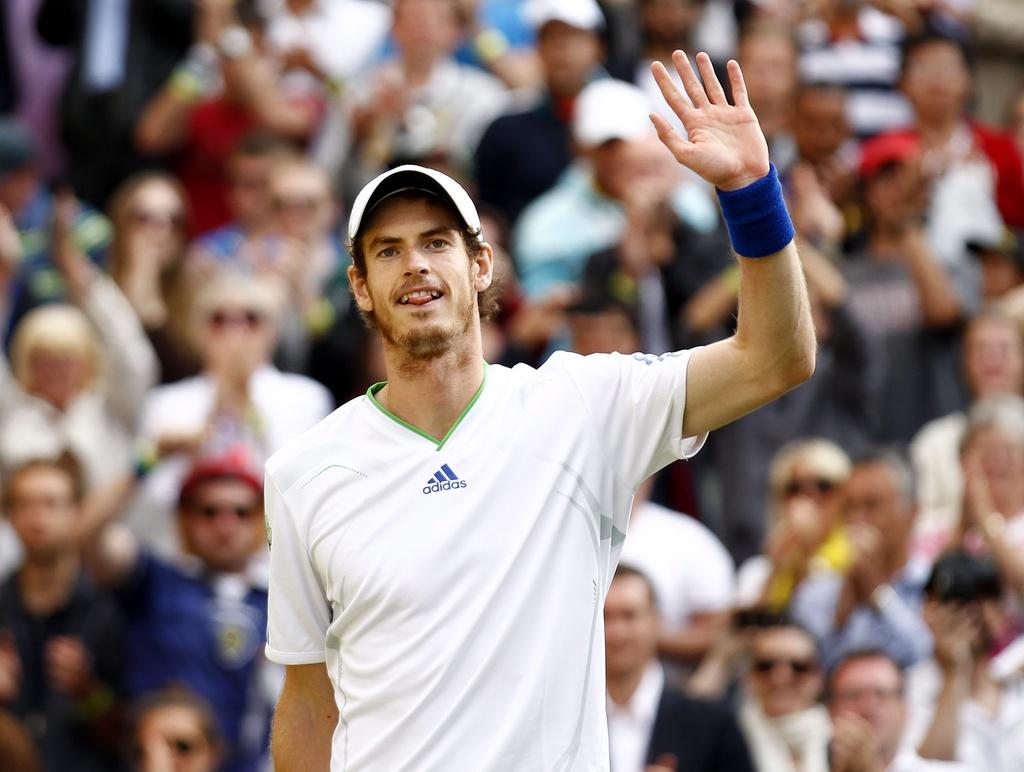 Battu déjà deux fois par Nadal à Wimbledon, Murray espère prendre sa revanche. [KEYSTONE - Kerim Okten]