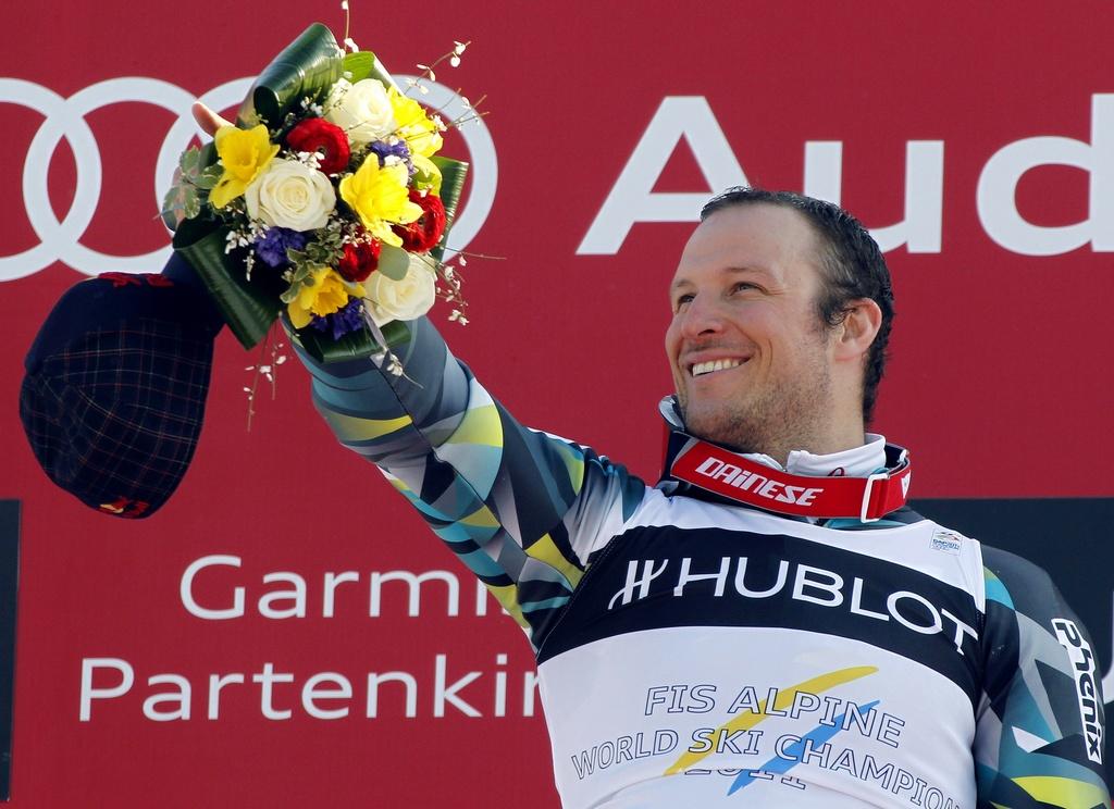 Svindal a encore une fois répondu présent. [KEYSTONE - Matthias Schrader]