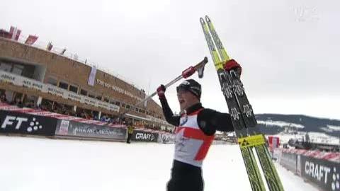 Ski nordique / Tour de Ski: 35 km Cortina – Dobbiaco (poursuite). Interview du leader Dario Cologna et un clip de sa course.