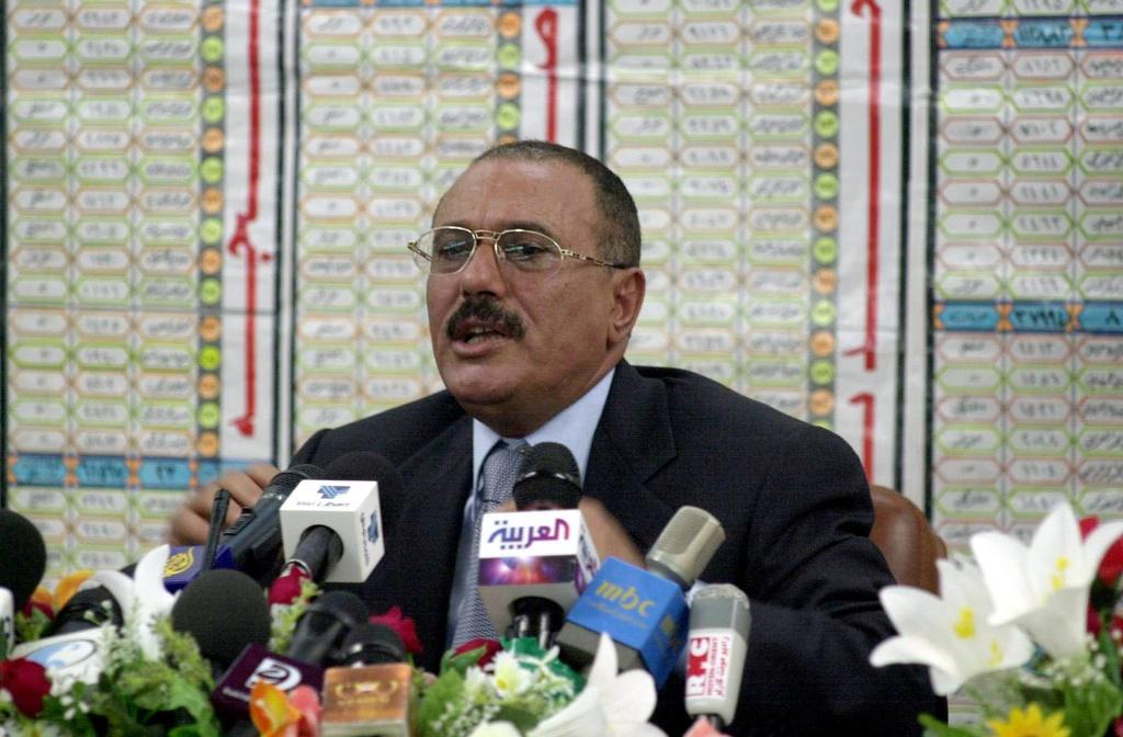 Le président Saleh a été blessé durant une attaque contre le palais présidentiel. [KEYSTONE - Khaled Fazaa]