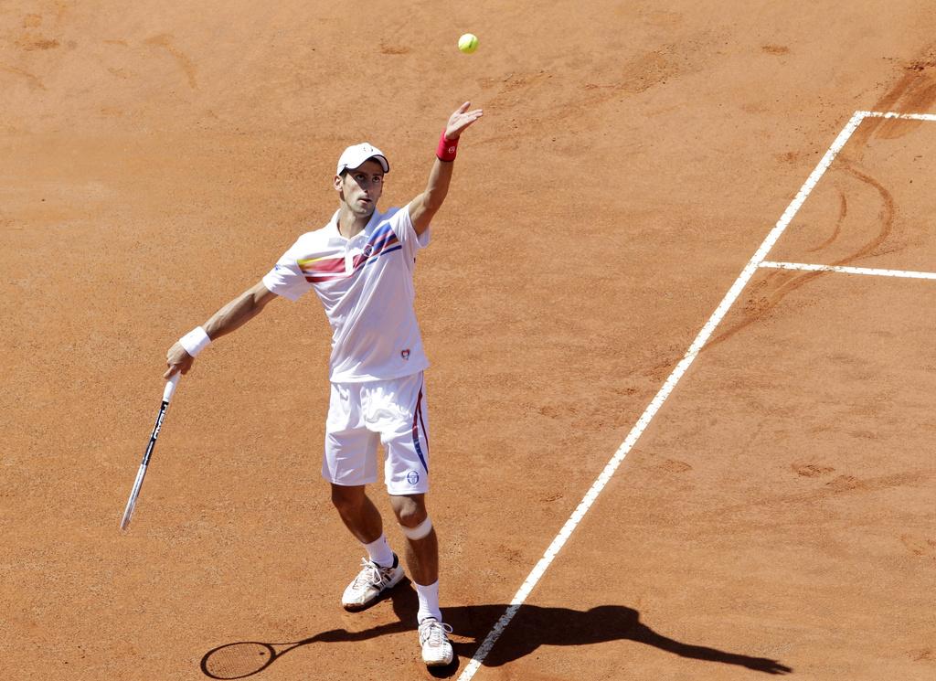 Novak Djokovic n'a fait qu'une bouchée du Polonais Kubot lors de son entrée en lice à Rome.