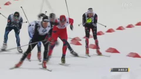 Ski nordique / Mondiaux d'Oslo: Le 1/4 de finale (sprint) de Dario Cologna