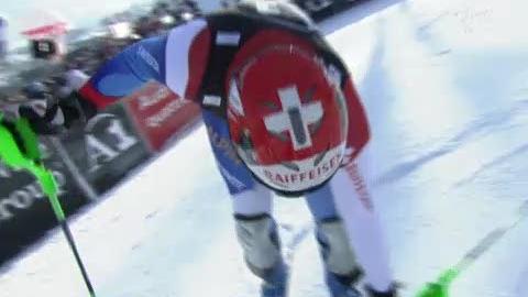 Ski alpin / Slalom de Kitzbühel: A la peine dans la discipline ces derniers temps, Sylvan Zurbriggen se rassure en première manche.