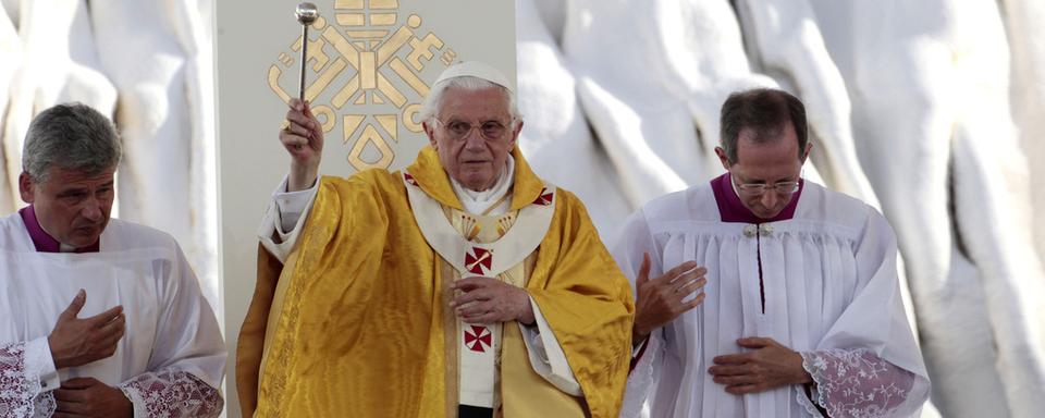 Benoît XVI a insisté sur l'importance de ne pas faire cavalier seul dans la foi durant la messe finale des JMJ de Madrid. [Gregorio Borgia]