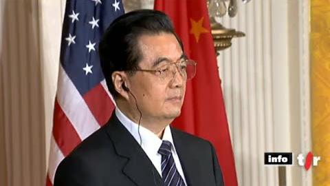 "Des progrès en matière de droits de l'homme restent à faire en Chine", selon le président chinois Hu Jintao