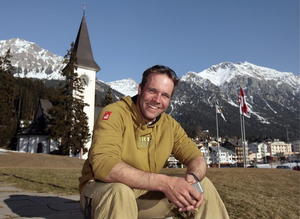 Bont avait remporté l'argent avec Zurbriggen aux Mondiaux de St-Moritz en 2003. [KEYSTONE - Eddy Risch]