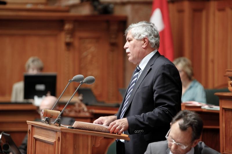 Le conseiller national UDC Hansjörg Walter, nouveau président du Conseil national, à Berne. [www.hansjoerg-walter.ch]