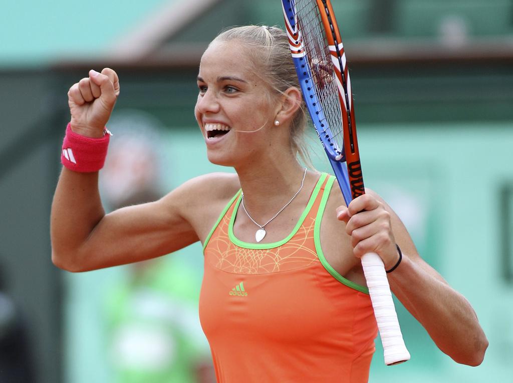 Arantxa Rus (20 ans) atteint pour la 1ère ce stade de la compétition. [KEYSTONE - Michel Euler]