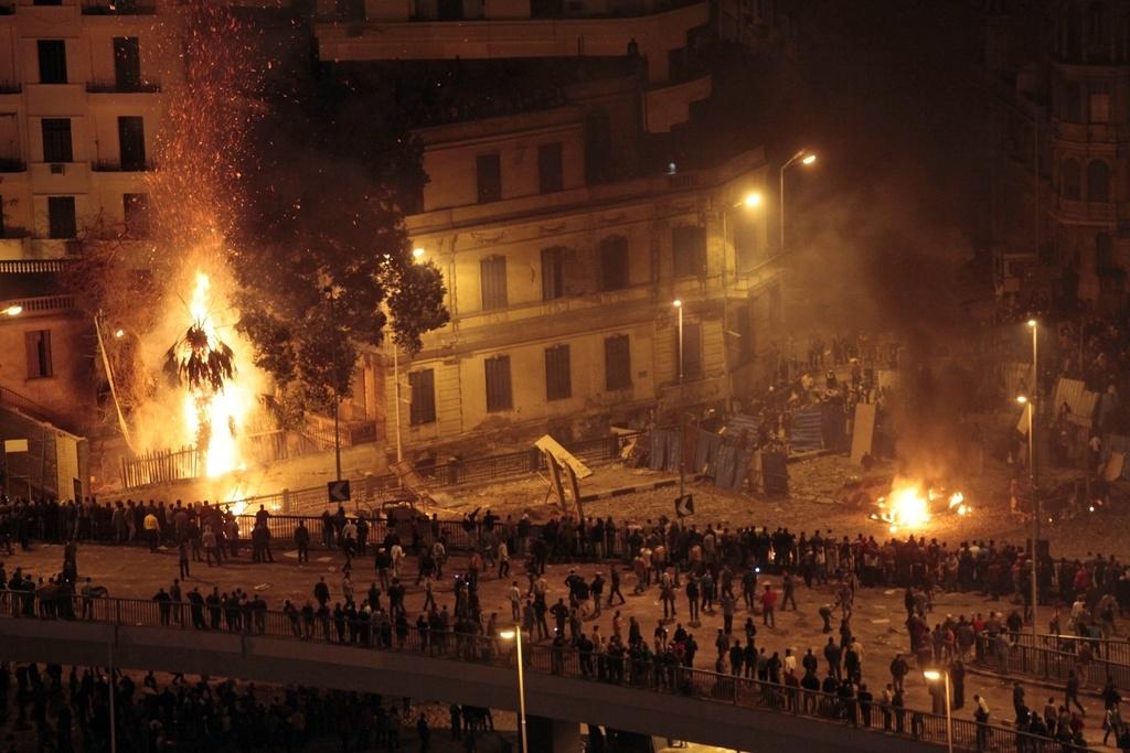 La tension est remontée d'un cran dès les premières heures du matin jeudi sur la place Tahrir du Caire. [Lefteris Pitarakis]