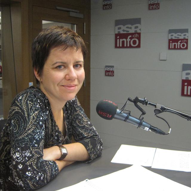 Anne-Claude Cosandey, directrice de l'association Ecoparc à Neuchâtel. [RTS - Sandro Lisci]