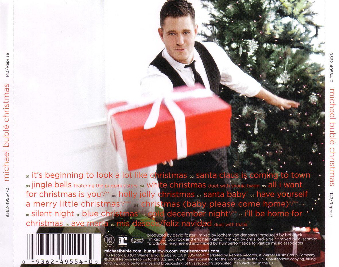 Michael Buble Christmas Trasera