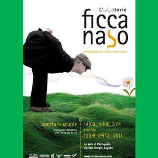 L'affiche de l'exposition "Ficcanaso" de l'Ideatorio à Lugano. [ideatorio]