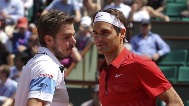 Stanislas Wawrinka Roger Federer [Michel Euler]