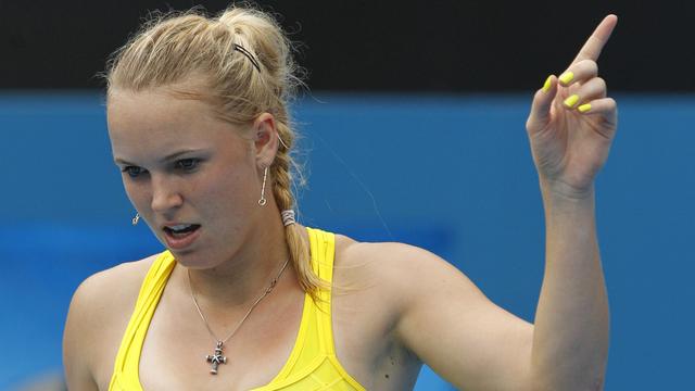 Wozniacki vise à Melbourne un 1er titre en Grand Chelem. [Rob Griffith]