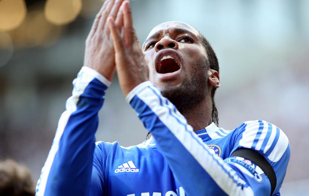 A l'instar de Didier Drogba, les stars de Chelsea se font vieillissantes... [Keystone - Scott Heppell]