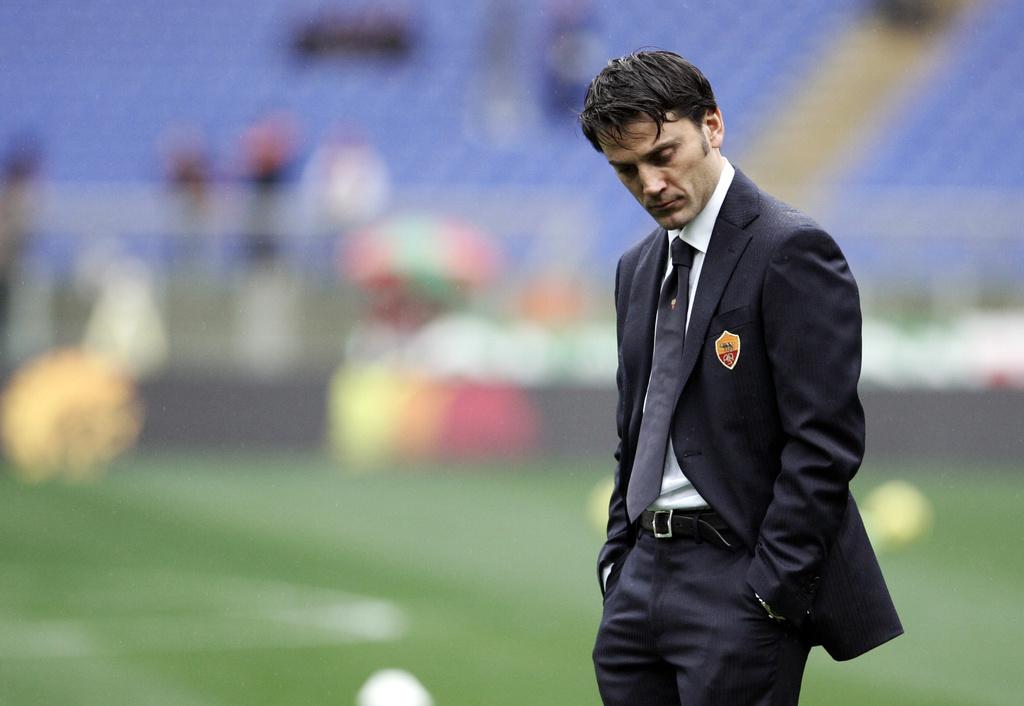 Vincenzo Montella s'apprête à vivre son baptême du feu en Ligue des champions en tant que coach. [Keystone - Riccardo De Luca]