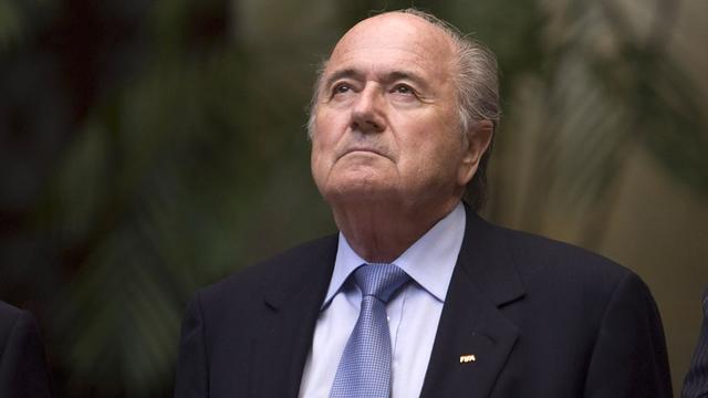 Blatter est satisfait de son bilan à la tête de la FIFA et souhaite continuer jusqu'en 2015. [Moises Castillo]