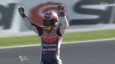 Motocyclisme / GP d'Australie: motoGP. Victoire de Casey Stoner devant son public. Il est sacré champion du Monde!